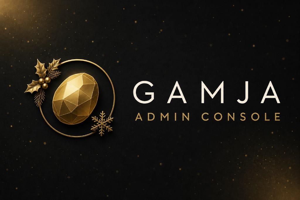GAMJA ADMIN CONSOLE